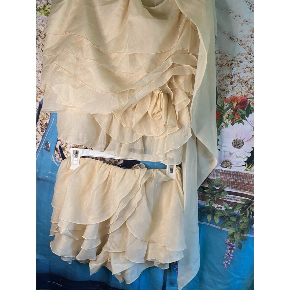 DATT Skort And Sleeveless top, Set Pink tulle mesh RRP $210 Archival - Picture 2 of 8